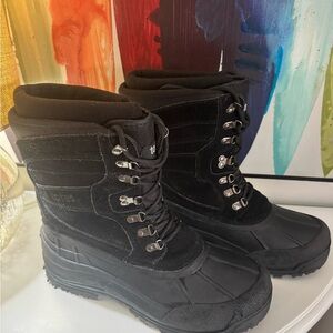 Black Winter Boots